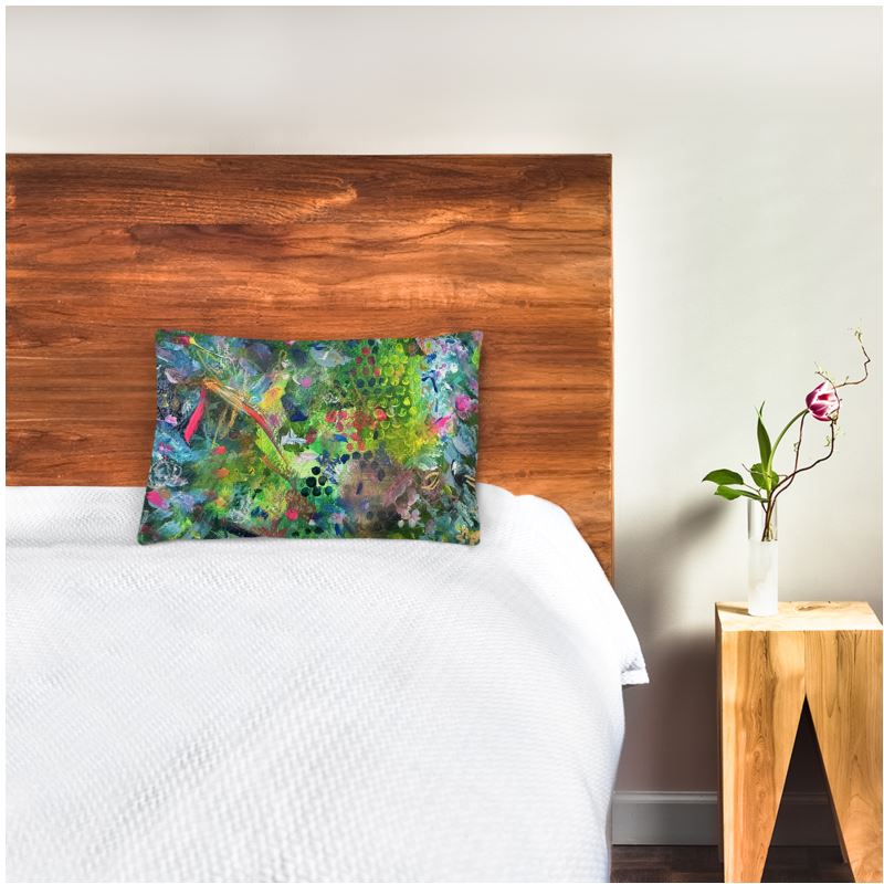 Textured Abstract Silk Pillowcase