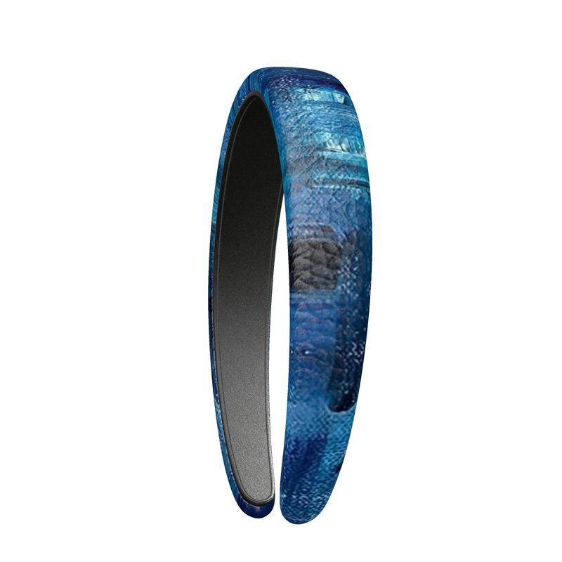 Cerulean Interlude - Leather Headband