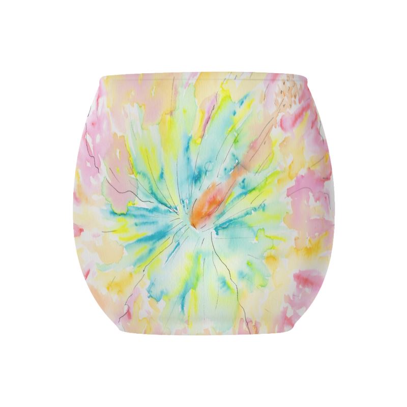 Hibiscus Love Glass Tealight