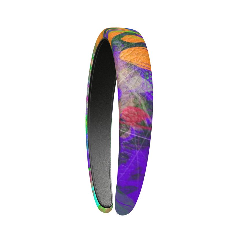 Drifting Hues - Leather Headband