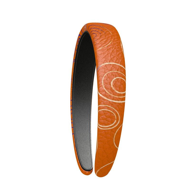 Citrus Swirl - Leather Headband
