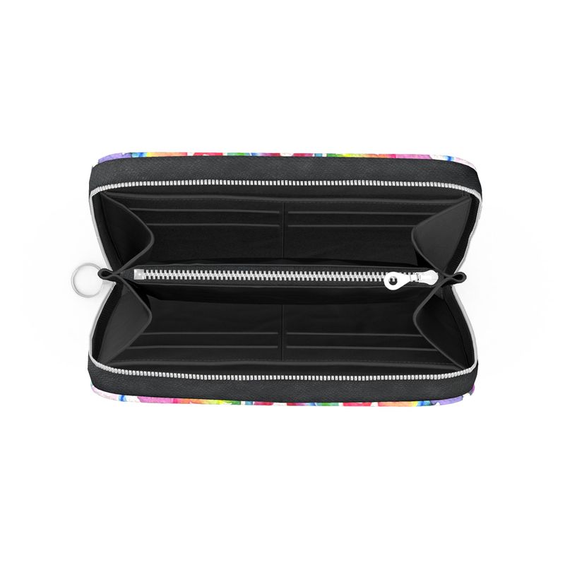 Ethereal Butterfly- Leather Zip Wallet