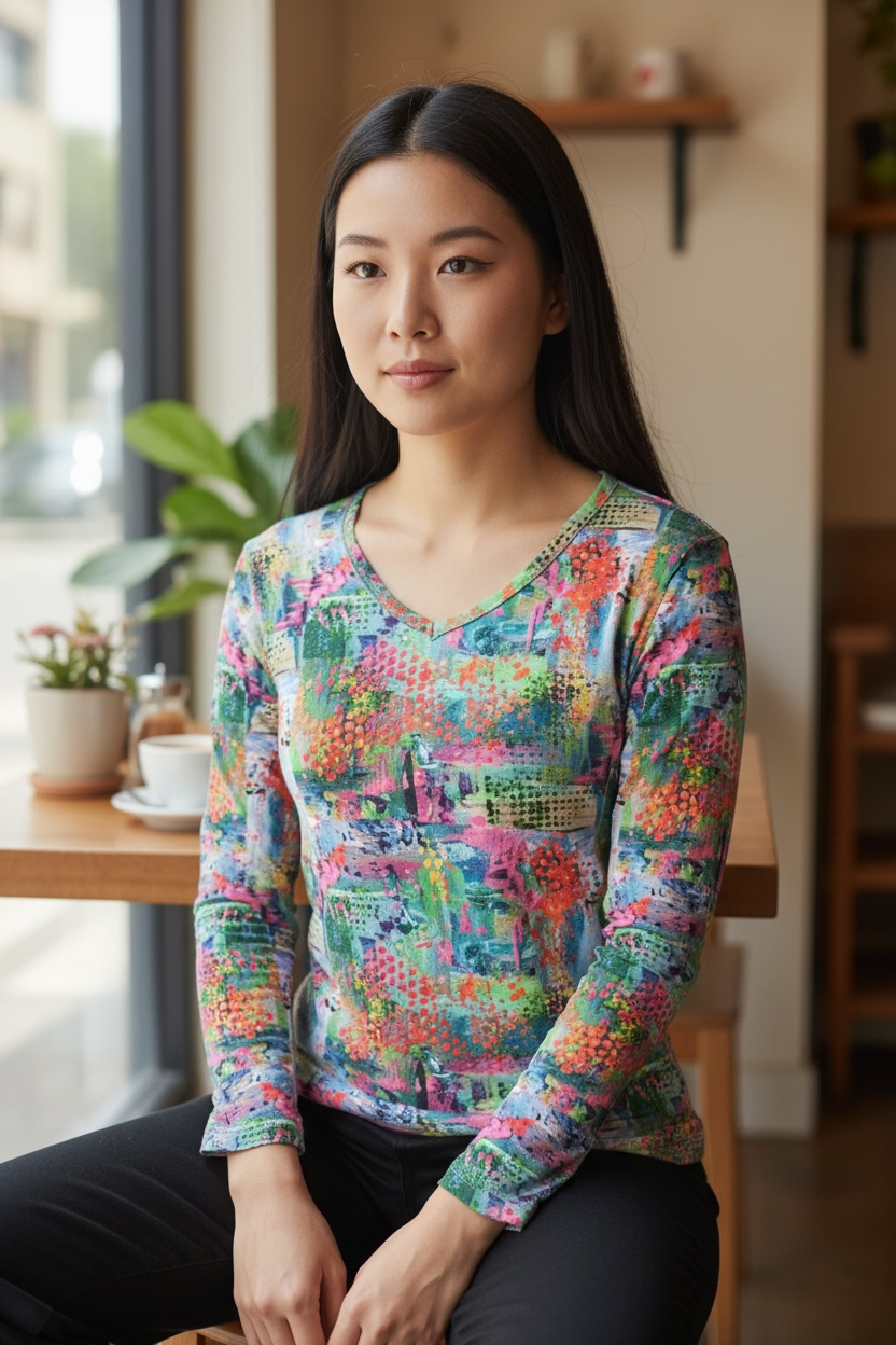 Bright Happy - Ladies Tee Shirt