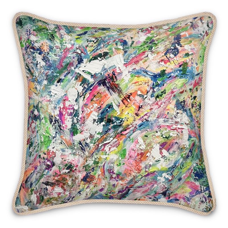 Before and After and After Silk Pillow