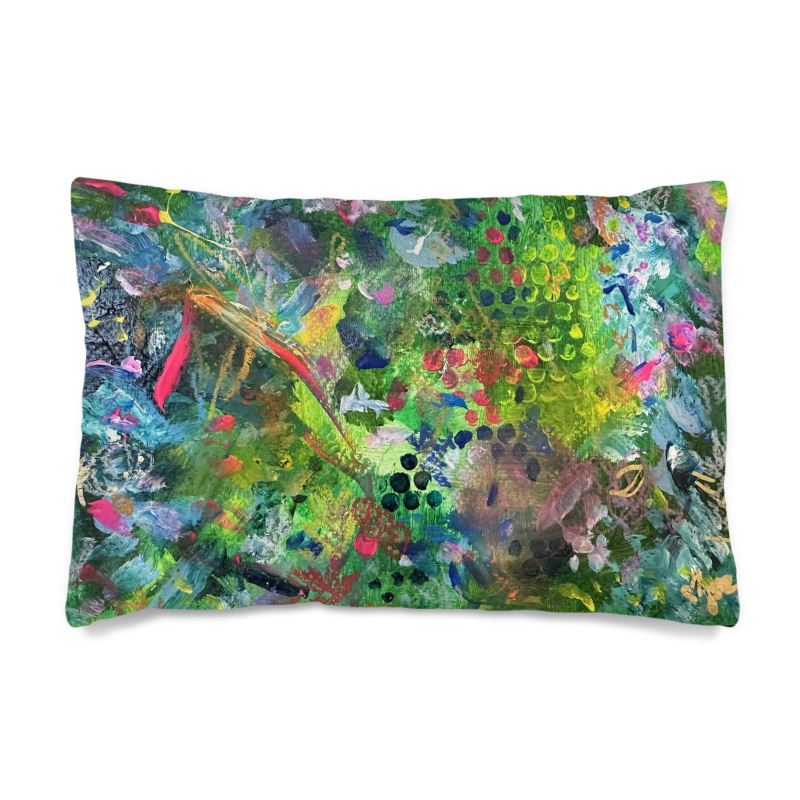 Textured Abstract Silk Pillowcase