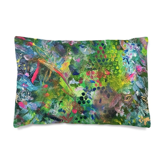 Textured Abstract Silk Pillowcase
