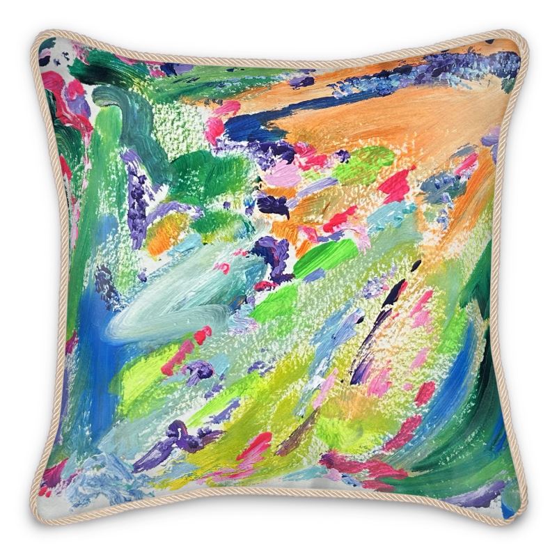 Make a Splash Silk Cushion