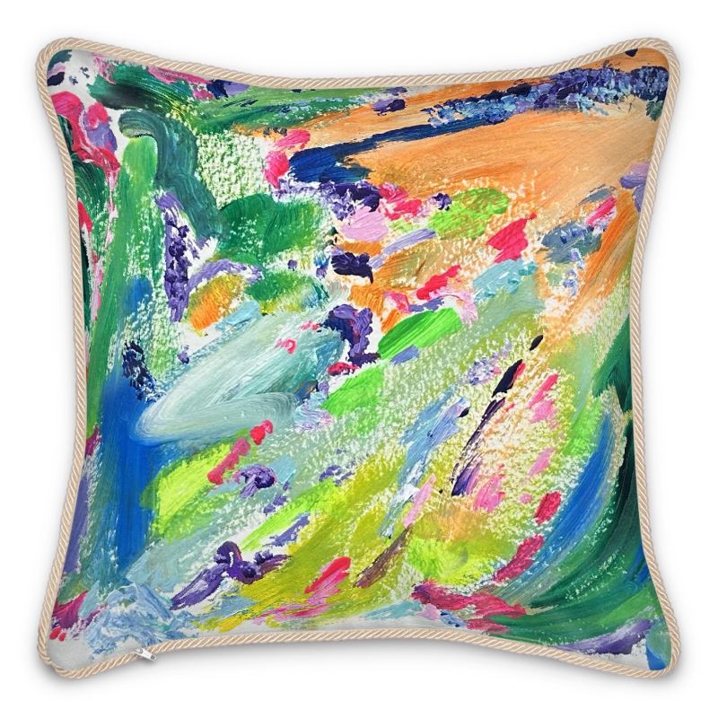 Make a Splash Silk Cushion