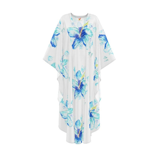 Hibiscus in Blue - Caftan
