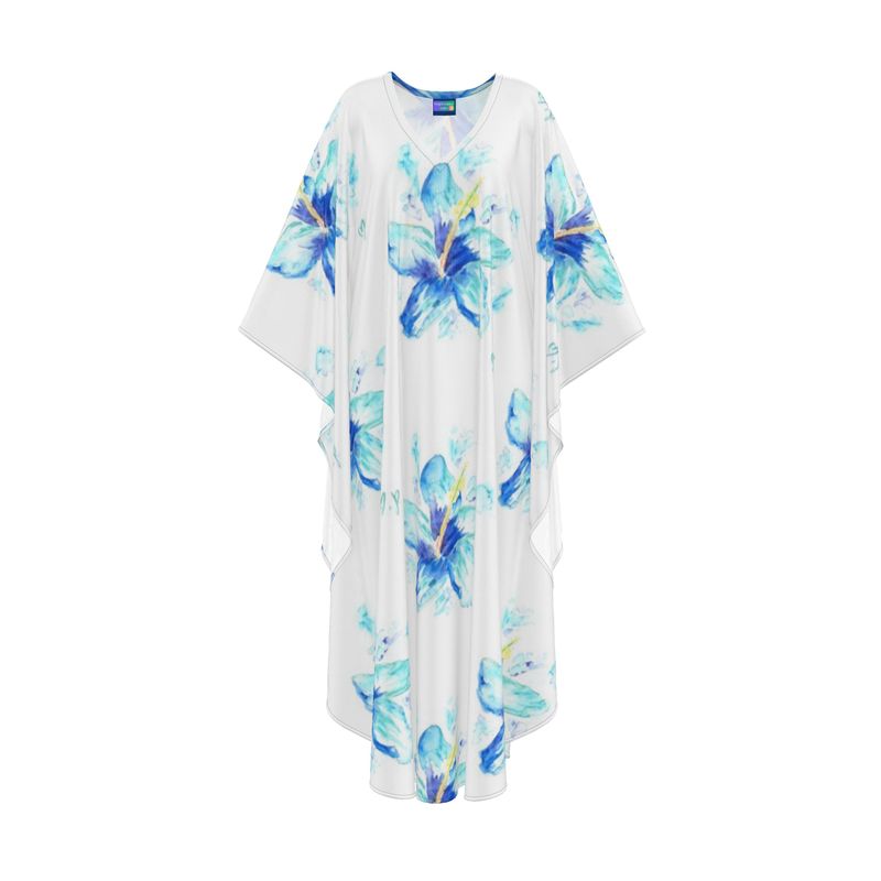 Blue Hibiscus Caftan