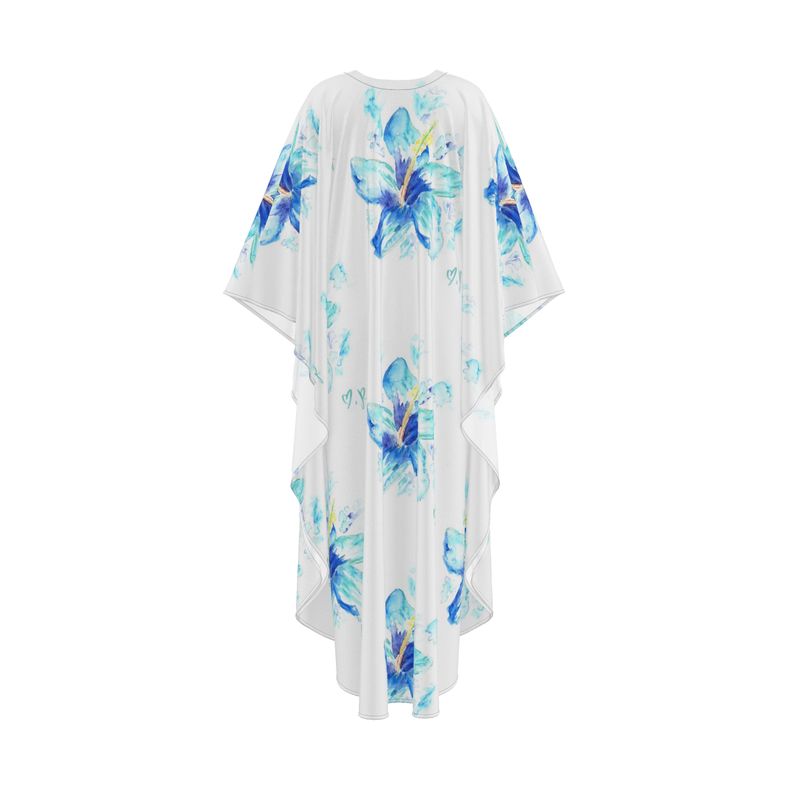 Hibiscus in Blue - Caftan