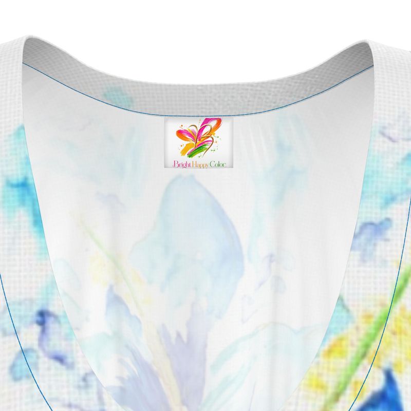Hibiscus in Blue - Caftan
