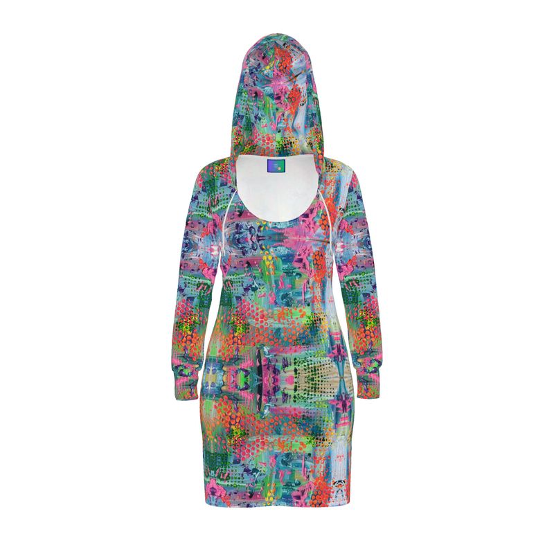 Bright Happy Hoodie Dress