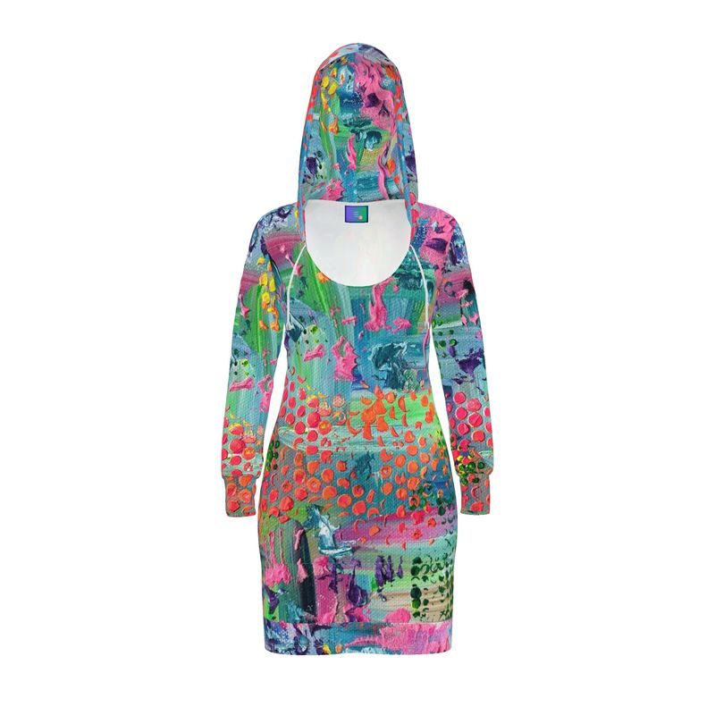 Bright Happy Hoodie Dress