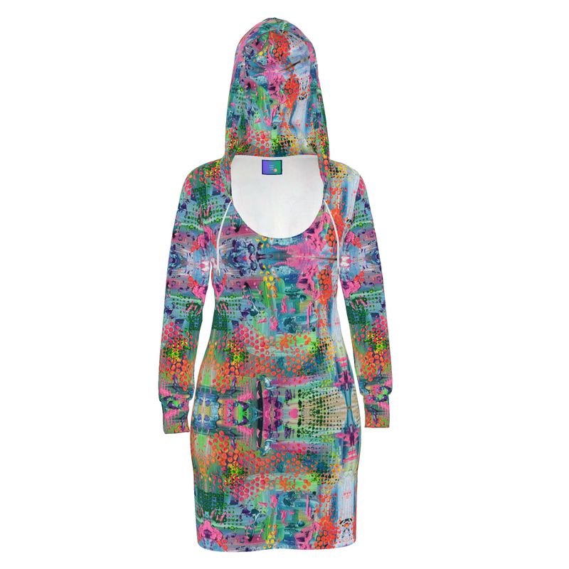Bright Happy Hoodie Dress