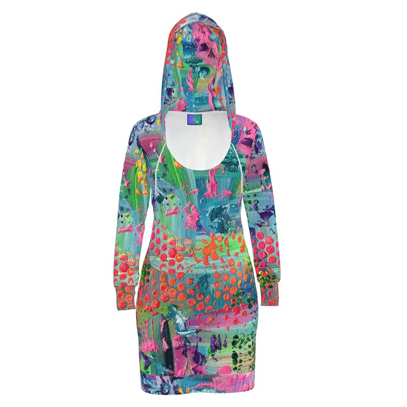 Bright Happy Hoodie Dress