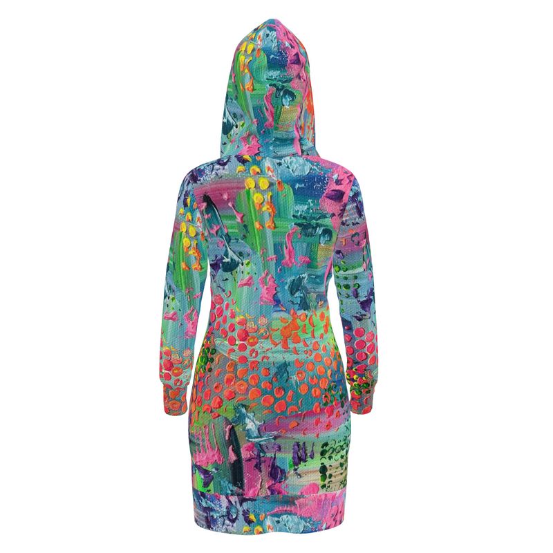 Bright Happy Hoodie Dress