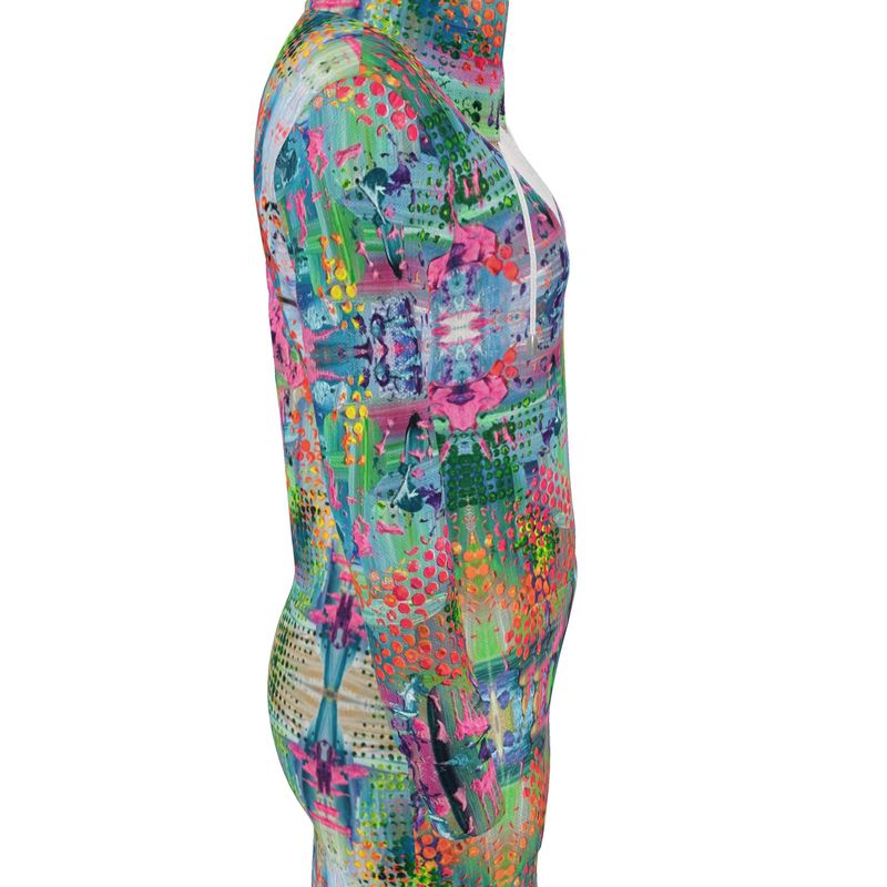 Bright Happy Hoodie Dress