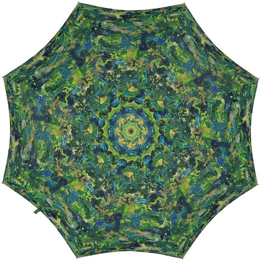 Green and Gold Umbrella