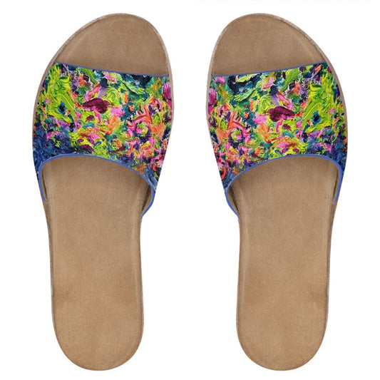 Through the River Leather Sandals