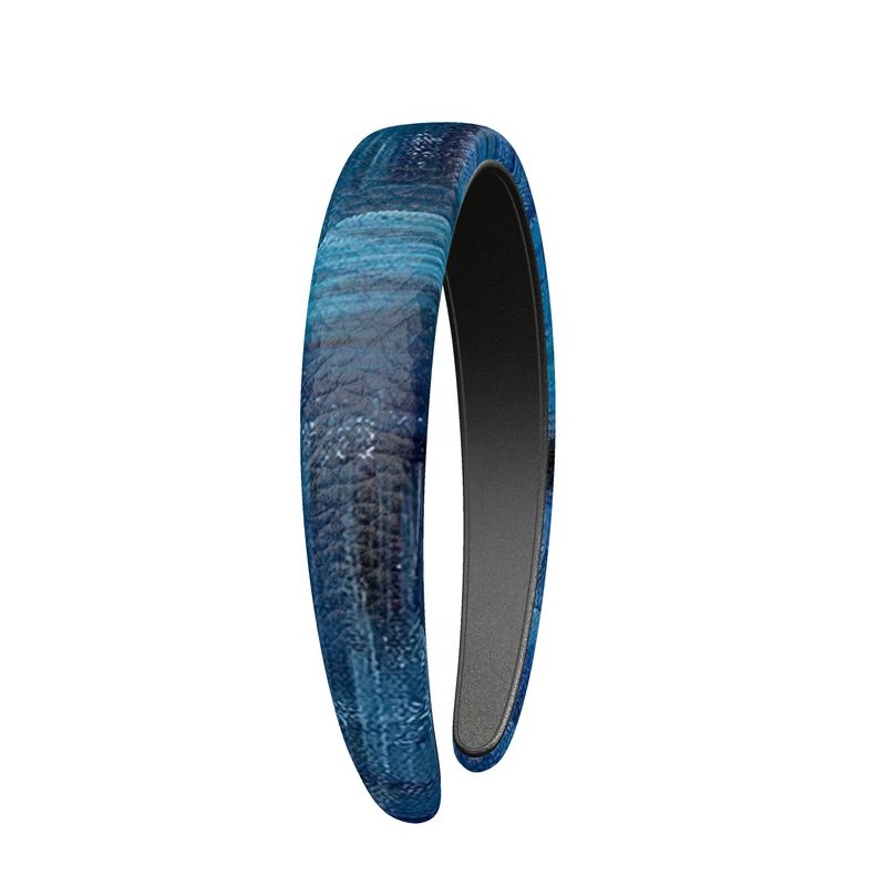 Cerulean Interlude - Leather Headband