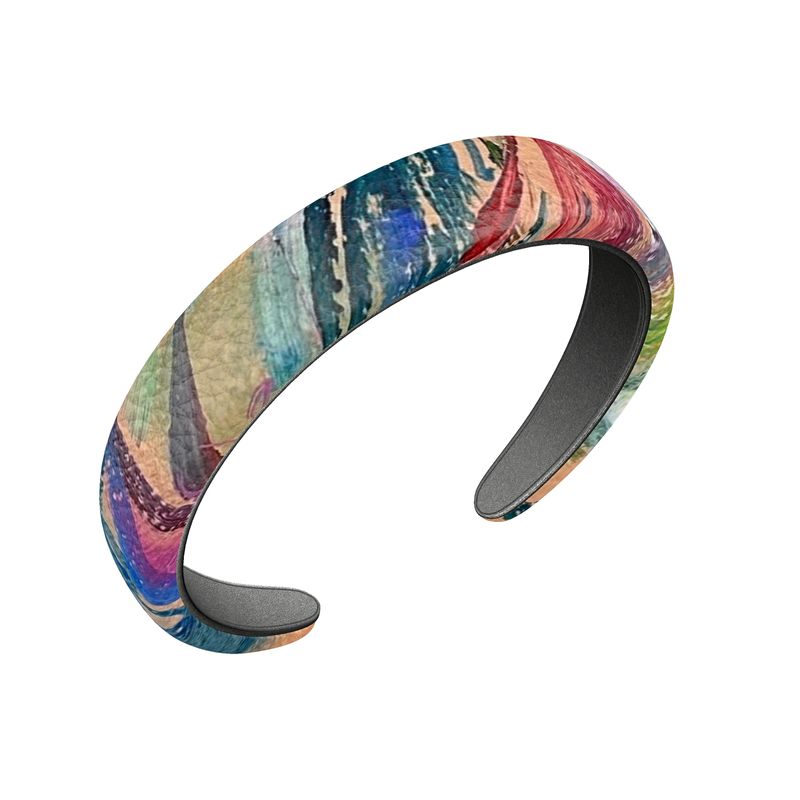 Kinetic Petals - Leather Headband