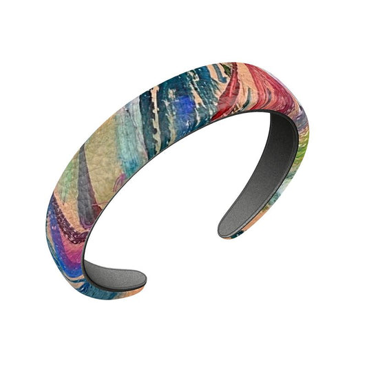 Kinetic Petals - Leather Headband