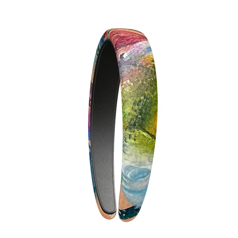 Kinetic Petals - Leather Headband