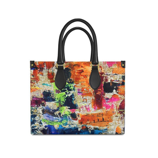 Golden Dreams Leather Shopper Tote
