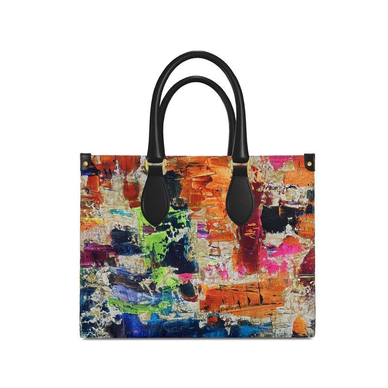 Golden Dreams Leather Shopper Tote