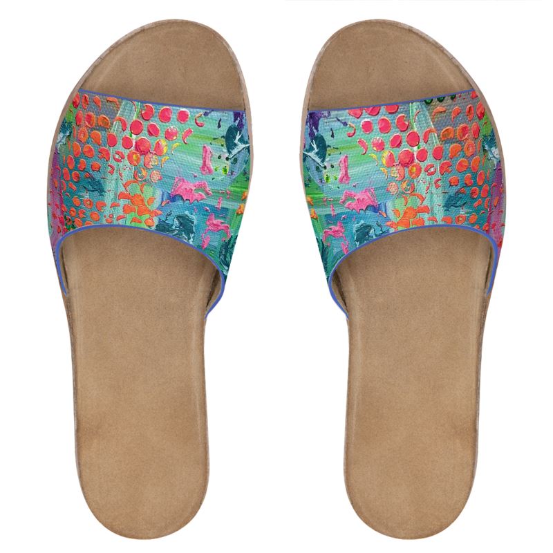 Bright Happy Leather Sandals