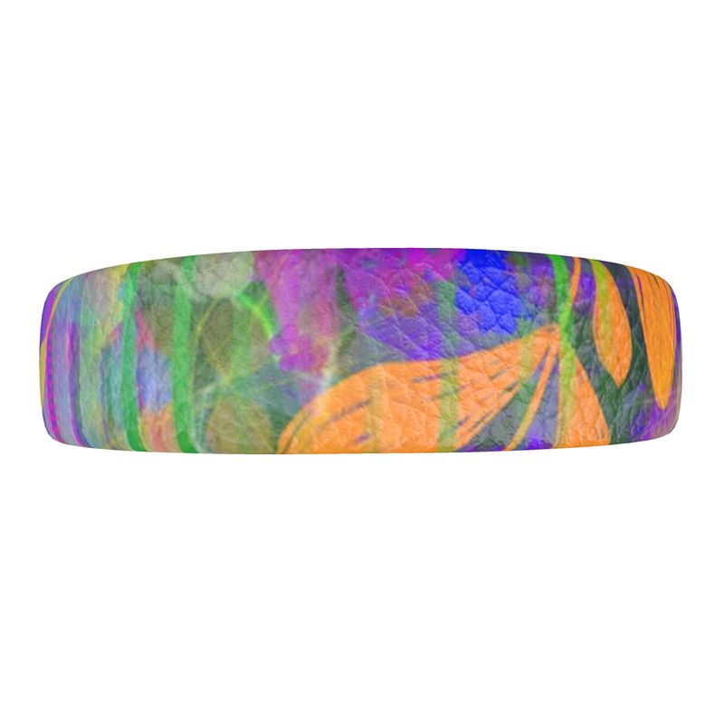 Purple Leaves You Smiling Headband