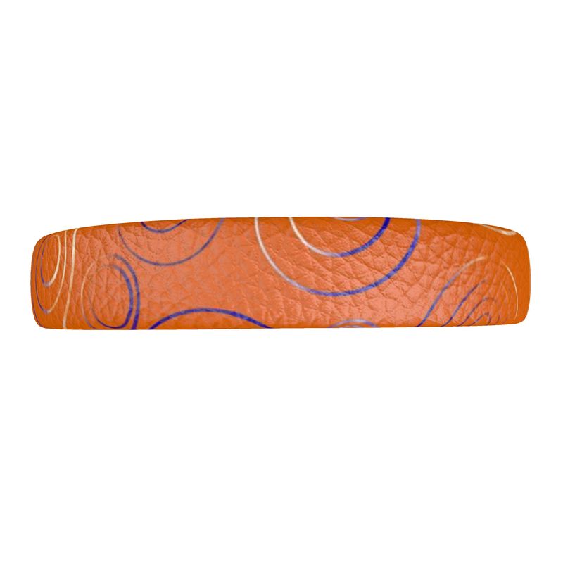 Citrus Swirl - Leather Headband