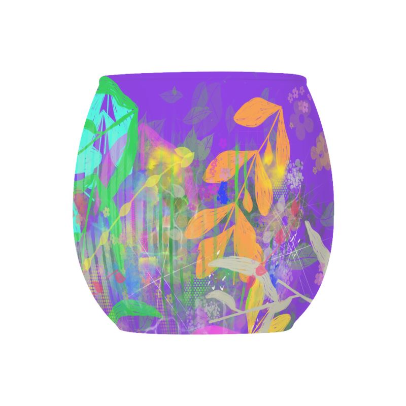 Purple Garden Tealight