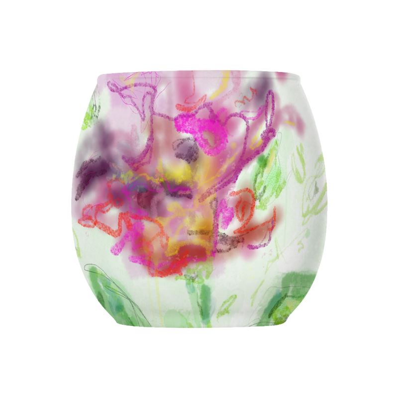 Pink Floral II Tealight