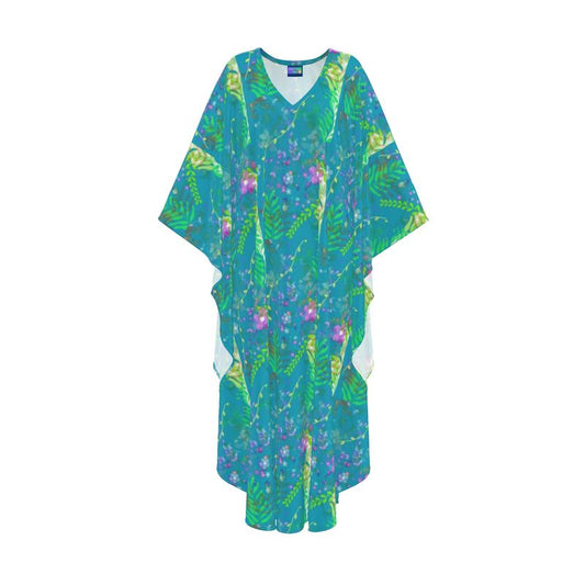 Teal Garden Caftan