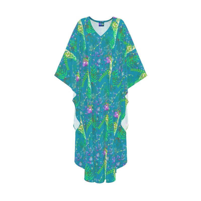 Teal Garden Caftan