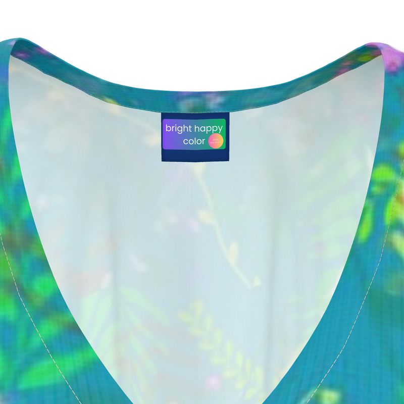 Teal Garden Caftan