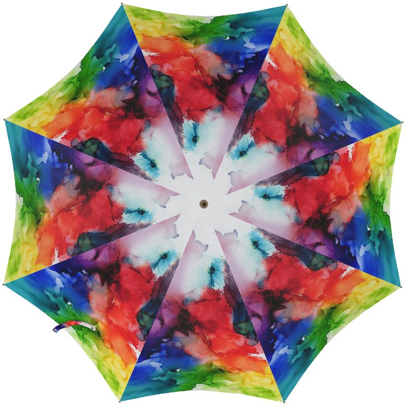 Rainbow Butterfly Umbrella
