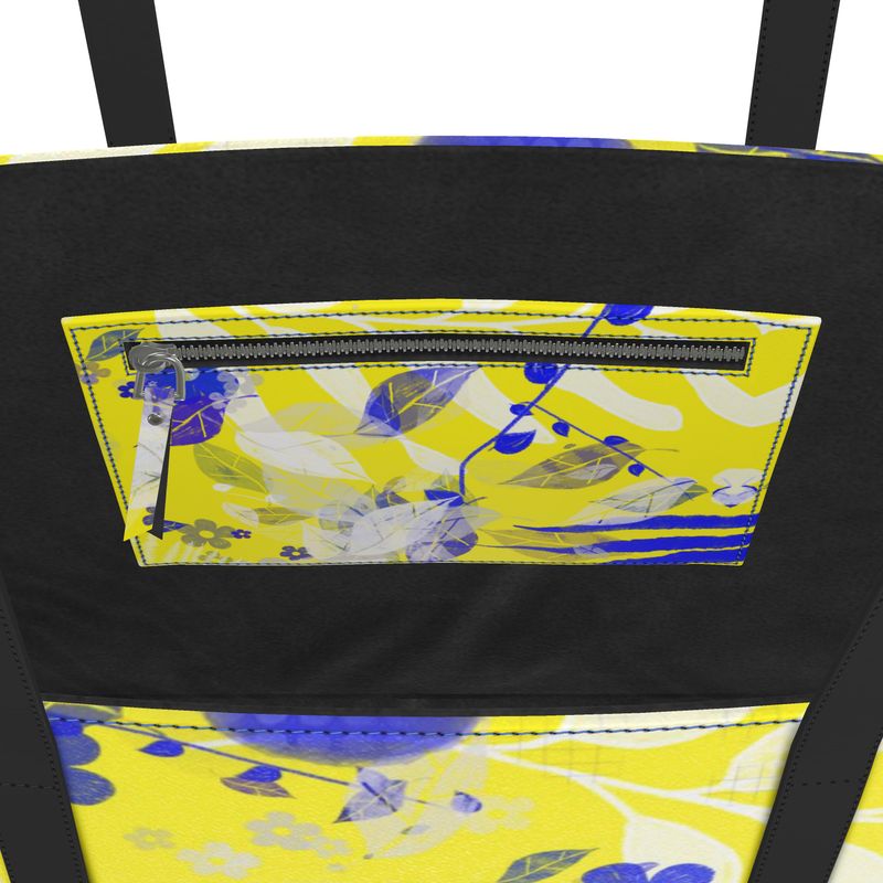 Limoncello Leather Tote