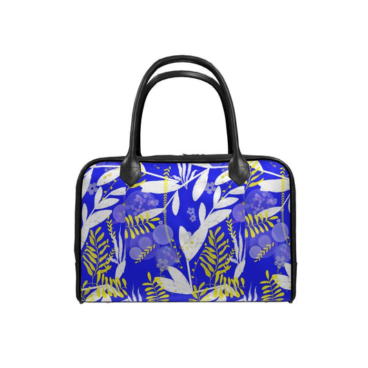 Mediterranean Splendor Leather Holdall Handbag