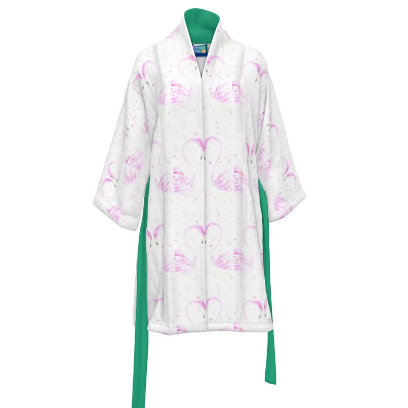 Flamingos in Love Kimono