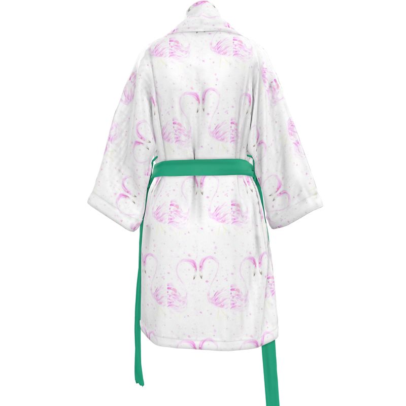 Flamingos in Love Kimono