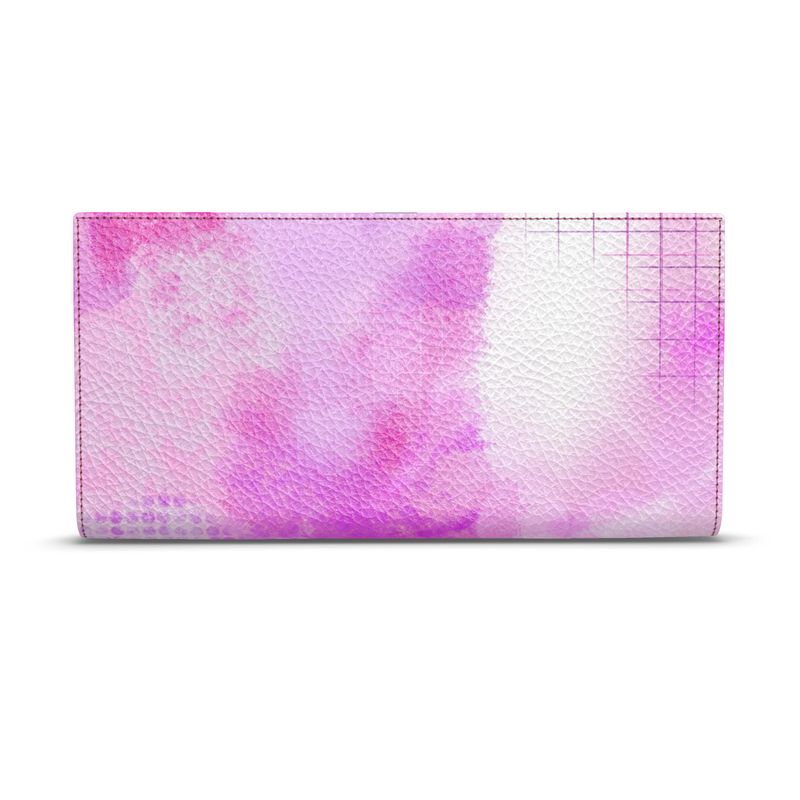 Cotton Candy Dreams - Leather Slimline Wallet