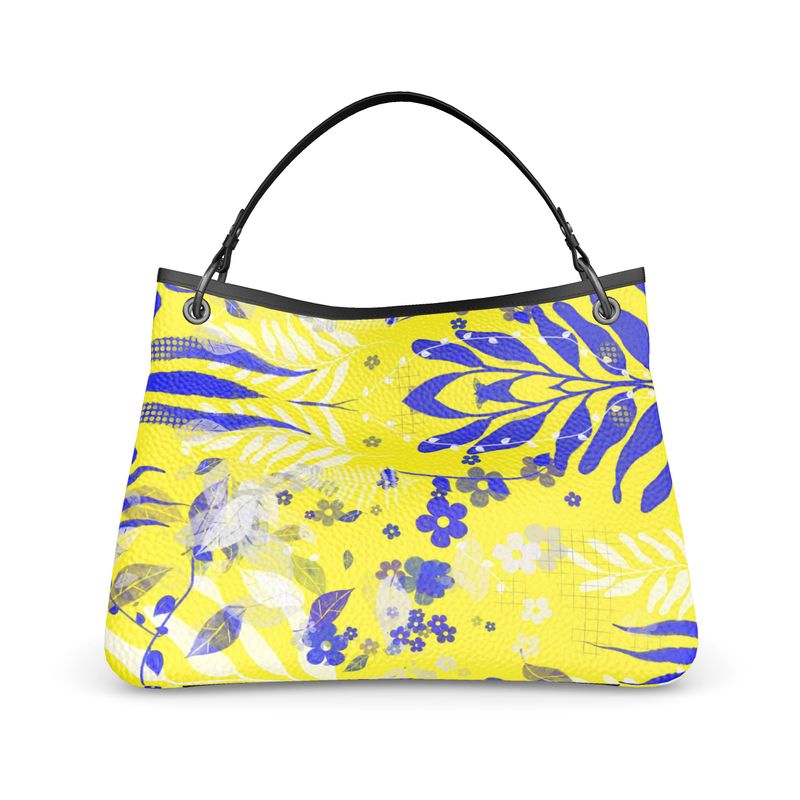 Limoncello Leather Slouch Purse