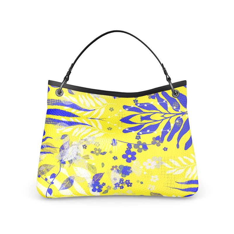 Limoncello Leather Slouch Purse