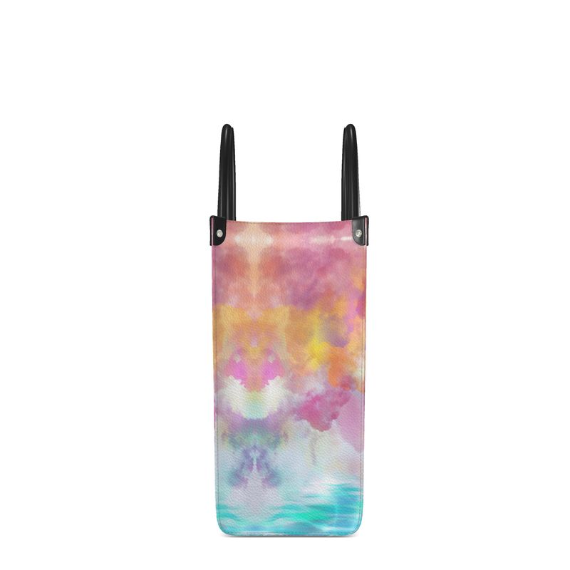 In the Clouds Leather Shopper Tote