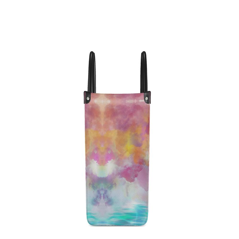 In the Clouds Leather Shopper Tote