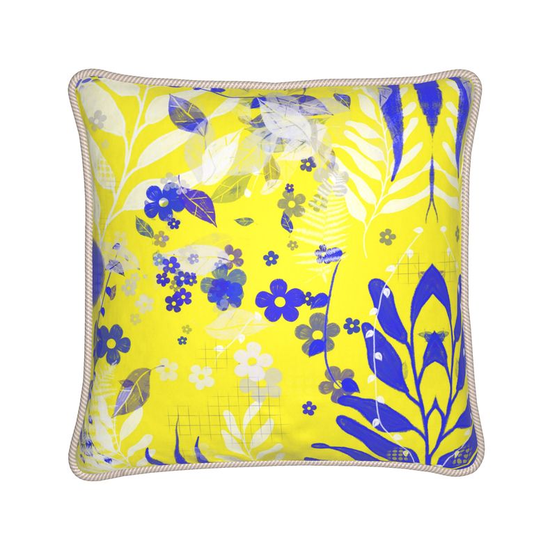 Limoncello - Silk Throw Pillow
