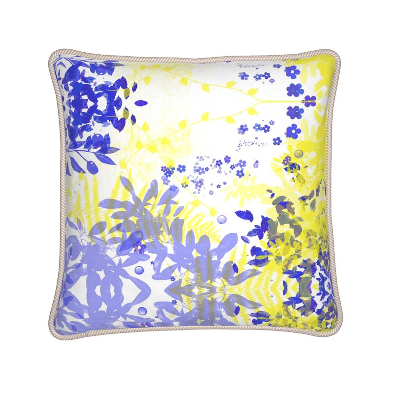 Off the Coast - Silk Throw Pillow